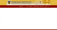 Desktop Screenshot of maryvale.ac.uk