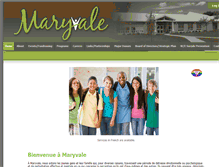 Tablet Screenshot of maryvale.ca